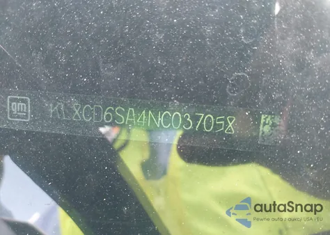 2022 Chevrolet Spark Fwd 1Lt Automatic z USA, uszkodzony, nr VIN KL8CD6SA4NC037058